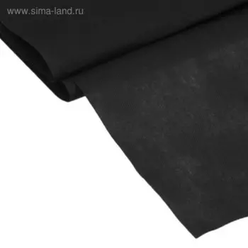 Материал для ландшафтных работ, 100 1,6 м, плотность 90 г/м, с УФ-стабилизатором, чёрный