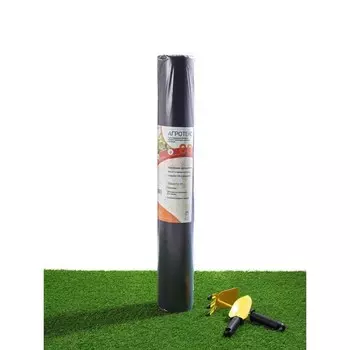 Материал мульчирующий, 10 0,8 м, плотность 60 г/м, с УФ-стабилизатором, чёрный, «Мини»