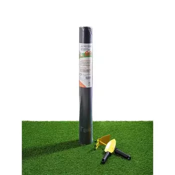 Материал мульчирующий, с перфорацией, 10 1,6 м, плотность 60 г/м, с УФ-стабилизатором, чёрный