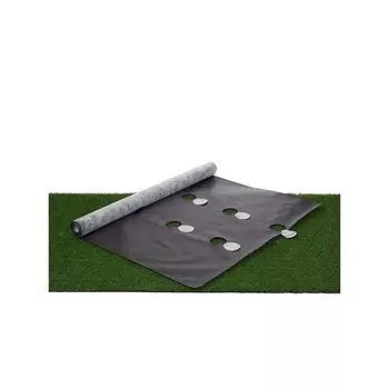 Материал мульчирующий, с перфорацией, 10 1,06 м, плотность 60 г/м, с УФ-стабилизатором, чёрный