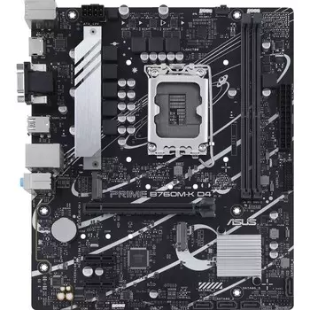 Материнская плата Asus PRIME B760M-K D4, LGA1700, B760, 2хDDR4, HDMI, VGA, mATX