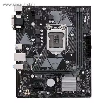 Материнская плата Asus PRIME H310M-K R2.0, LGA1151v2, H310, 2xDDR4, VGA, DVI, mATX