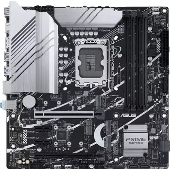 Материнская плата Asus PRIME Z790M-PLUS D4, LGA1700, Z790, 4хDDR4, HDMI, DP, mATX