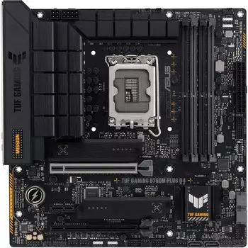 Материнская плата Asus TUF GAMING B760M-PLUS D4, LGA1700, B760, 4хDDR4, HDMI, DP, mATX