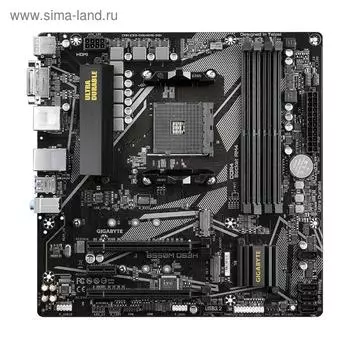 Материнская плата Gigabyte B550M DS3H, AM4, B550, 4xDDR4, DVI, HDMI, mATX