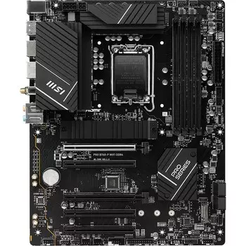 Материнская плата MSI PRO B760-P WIFI DDR4 Soc-1700 Intel B760 4xDDR4 ATX AC`97 8ch(7.1) 2.5 10044
