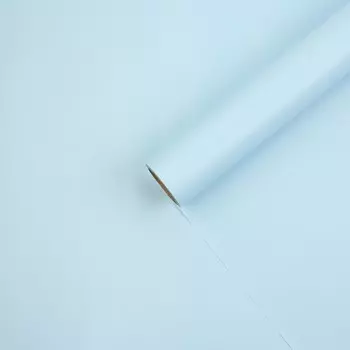 Плёнка для цветов упаковочная матовая «Голубой», 0.58 м, 55 мкм