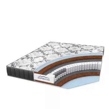 Матрас «Амелия Black and White», размер 120х190 см, высота 22 см, трикотаж