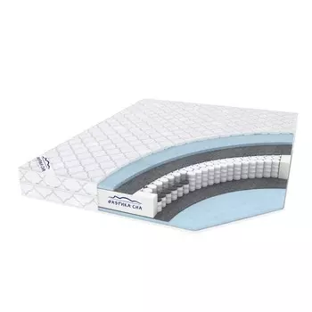 Матрас «Бари», размер 200х200 см, высота 19 см, жаккард