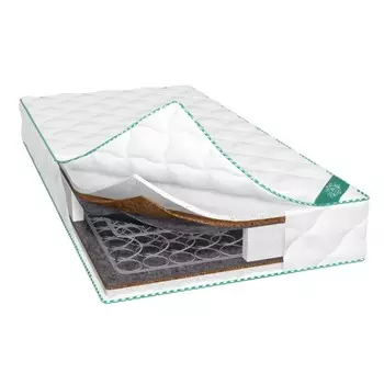 Матрас COMFORT кокос ППУ-20, размер 90х190 см, высота 21 см, чехол жаккард
