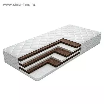 Матрас «Десерт со струттофайбером», размер 80х195 см, высота 18 см, чехол жаккард