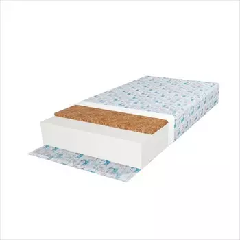 Матрас детский Masterson Baby Cocos, 60x120 см, высота 7 см, чехол бязь