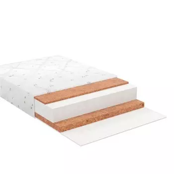 Матрас детский Masterson EcoLux Poppy, 60x120 см, высота 12 см, чехол трикотаж
