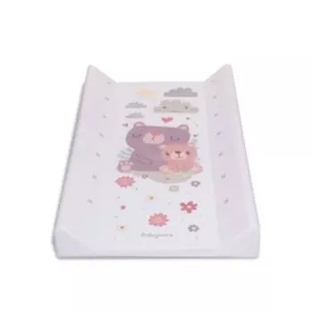 Матрас для пеленания на твёрдой основе 800х470 (Медвежонок бежевый (Teddy bear beige))