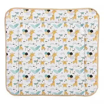 Матрас для пеленания Polini Kids «Жирафик», на комод, 77х72 см