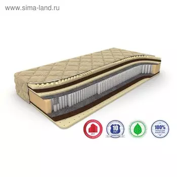 Матрас Dream Massage S-2000, размер 140 х 190 см, высота 24 см, велюр