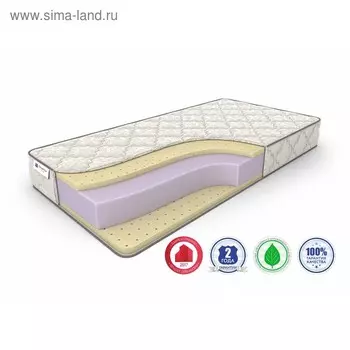 Матрас DreamRoll Latex Dual, размер 200 х 200 см, высота 21 см, жаккард