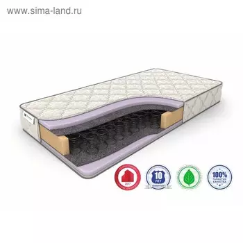 Матрас Eco Foam BS-120, размер 120 х 200 см, высота 18 см, жаккард