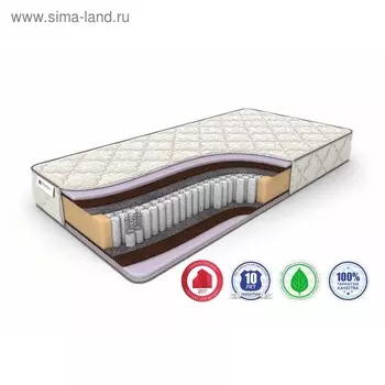 Матрас Eco Foam Hard S-1000, размер 120 х 200 см, высота 21 см, трикотаж