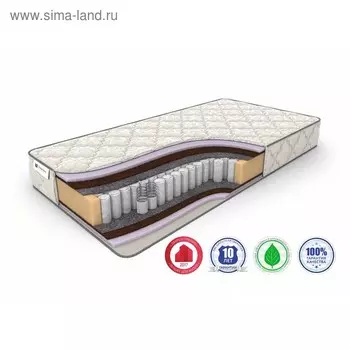 Матрас Eco Foam Hard TFK, размер 120 х 190 см, высота 21 см, жаккард