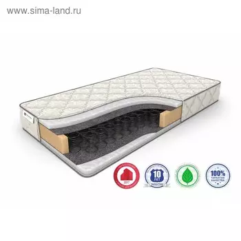 Матрас Eco Holl BS-120, размер 120 х 190 см, высота 20 см, жаккард