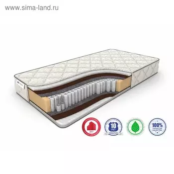 Матрас Eco Holl Hard S-1000. размер 160 х 195 см, высота 23 см, трикотаж