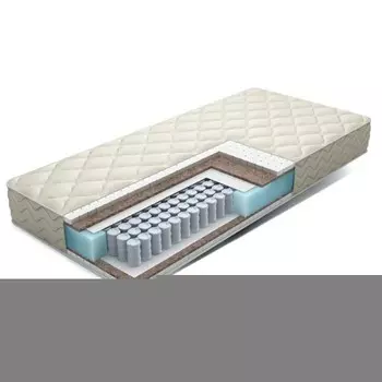 Матрас Eco Paradise, размер 180х195 см, высота 20 см, чехол жаккард-эко + подарок бамбуковая подушка