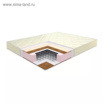 Матрас Flowers double Lux, размер 80 195 см, высота 17 см, трикот