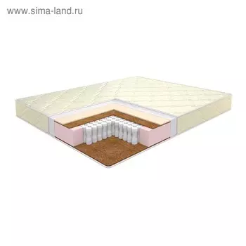 Матрас «Этель» Flowers double Lux на независимых пружинах, размер 80200 см, высота 17 см, трикотаж