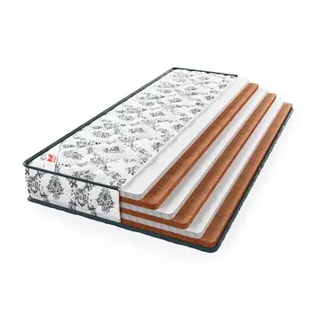 Матрас Hard «First» BL200 90х200 см, высота 18 см, чехол трикотаж