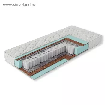 Матрас «Эко 14 Делюкс», размер 160х190 см, высота 18 см, трикотаж