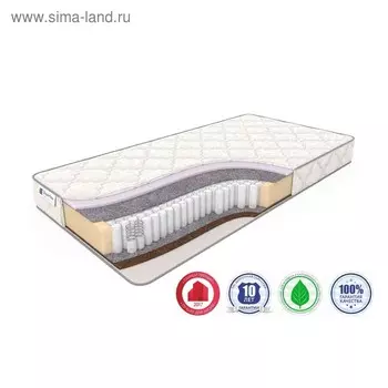 Матрас Junior Kombi S-1000, размер 80х190 см, высота 18 см, жаккард