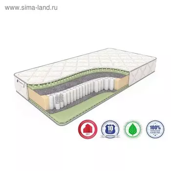 Матрас Junior Massage S-1000, размер 200х200 см, высота 21 см. жаккард