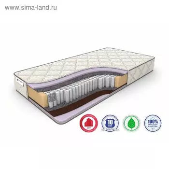 Матрас Kombi-3 S-1000, размер 160 х 200 см, высота 20 см, трикотаж