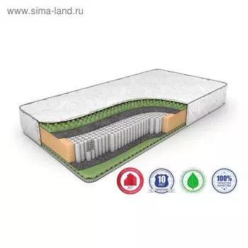 Матрас Komfort Massage S-2000, размер 90 х 195 см, высота 21 см, трикотаж