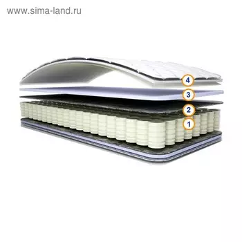 Матрас «Люмин», размер 120190 см, высота 18 см