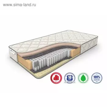 Матрас Memory Sleep S-1000, размер 80 х 200 см, высота 22 см, трикотаж