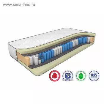 Матрас Memory Smart Zone, размер 160 х 195 см, высота 22 см, трикотаж