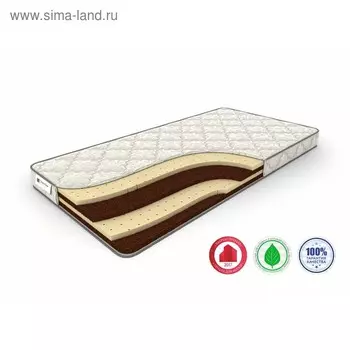 Матрас Mix Slim, размер 160 х 190 см, высота 13 см, жаккард