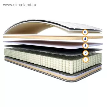 Матрас «Моллис», размер 160190 см, высота 23 см