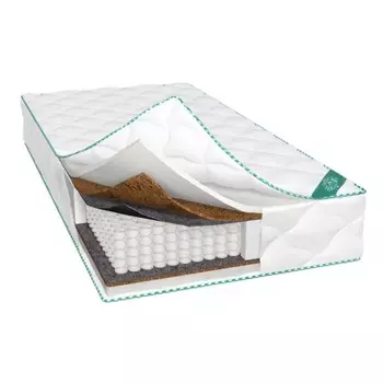 Матрас MULTI кокос-10, размер 80х190 см, высота 16 см, чехол трикотаж