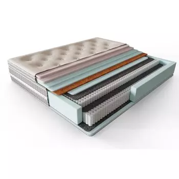 Матрас «Онтарио», 190х210 см, высота 34 см, чехол трикотаж