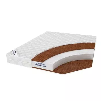 Матрас «Перуджа», размер 200х200 см, высота 16-19 см, трикотаж