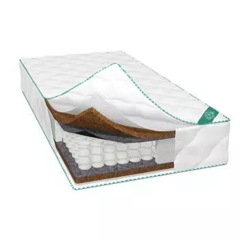 Матрас PREMIUM кокос-30, размер 90х200 см, высота 23 см, чехол жаккард