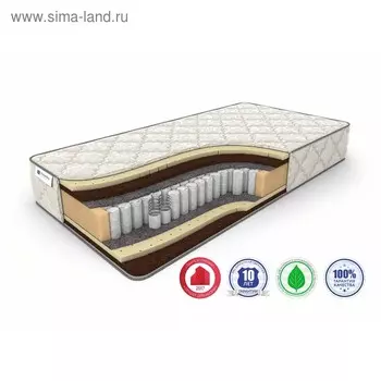 Матрас Prime Medium TFK, размер 140 х 190 см, высота 25 см, жаккард