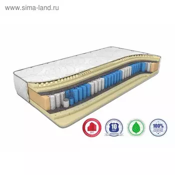 Матрас Prime Smart Zone, размер 160 х 200 см, высота 26 см, трикотаж
