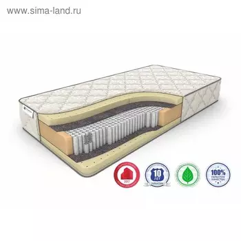 Матрас Prime Soft S-2000, размер 200 х 200 см, высота 27 см, трикотаж
