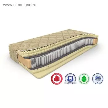 Матрас Relax Massage S-1000, размер 150 х 200 см, высота 26 см, велюр