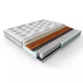 Матрас «Сайма», 190х210 см, высота 26 см, чехол трикотаж