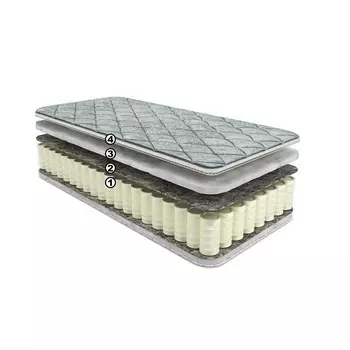 Матрас Silver Dream TFK-512, размер 160х190 см, высота 18 см, чехол трикот